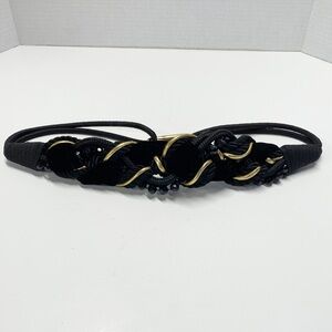 Vintage Beaded Rope Belt